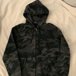 Polo by Ralph Lauren camo print hooded sweatshirt